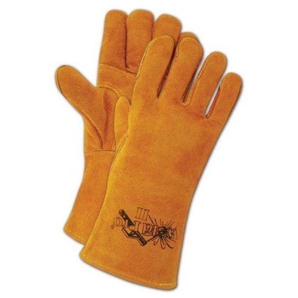 Magid WeldPro Shoulder Split Cow Leather Welding Gloves, 12PK T2701S